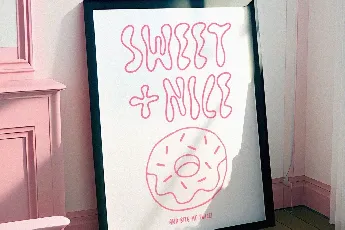 Pinkie Slime font