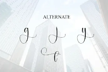 Height Calligraphy font