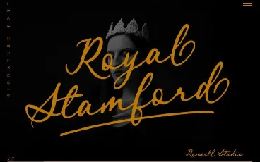 Royal Stamford Script font