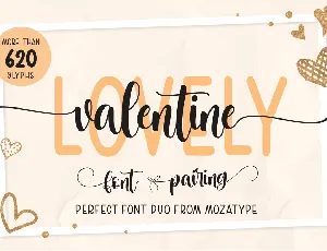 Lovely Valentina font