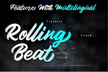 Rolling Beat_Personal Use font