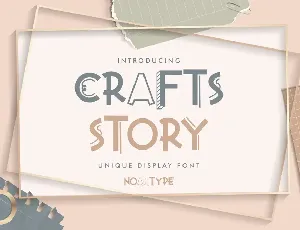 Crafts Story Demo font