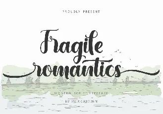 FragileRomantics-personaluse font