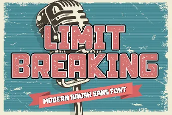 Limit Breaking - Personal use font