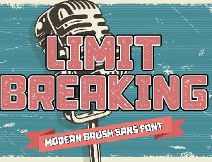 Limit Breaking - Personal use font