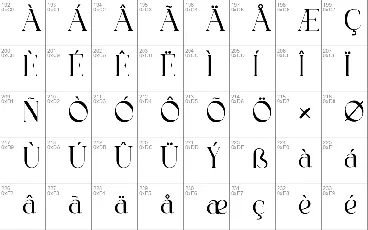 GLAMORISE font