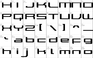 Walker Bot LDR font