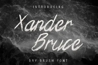 Xander Bruce Demo font