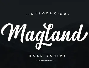 Magland font