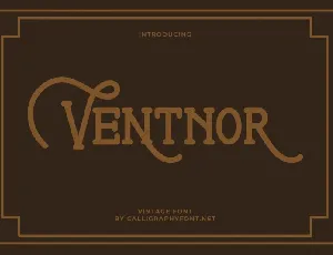 Ventnor font