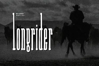 Long Rider Slab Serif font