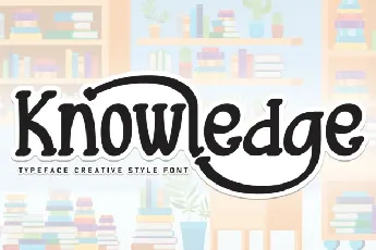 Knowledge Display font