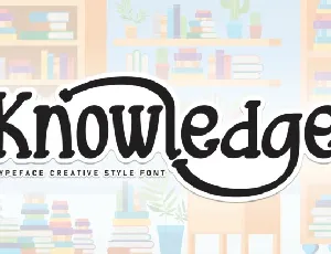 Knowledge Display font