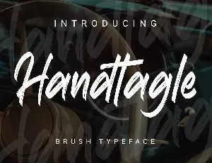 Handtagle font