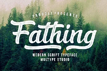 Fathing font