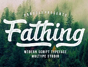 Fathing font