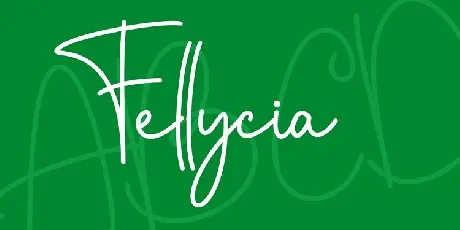 Fellycia Handwritten font