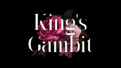 Kingâ€™s Gambit font