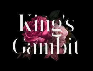 Kingâ€™s Gambit font