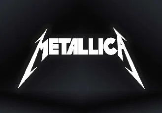 Metallica font