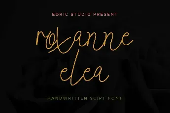 Roxanne Elea Demo font