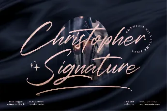 Christopher Signature font