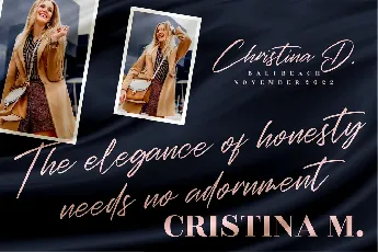 Christopher Signature font