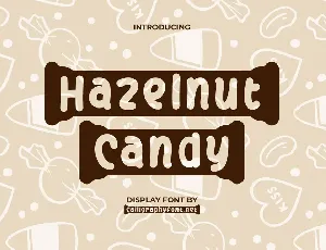 Hazelnut CandyDemo font