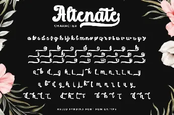 Hello Fyndina font