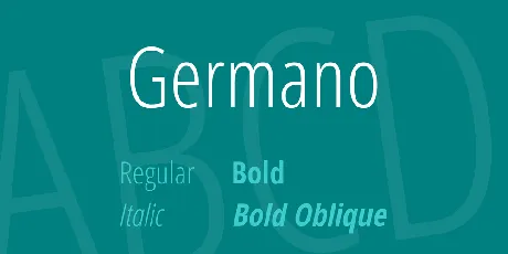 Germano font