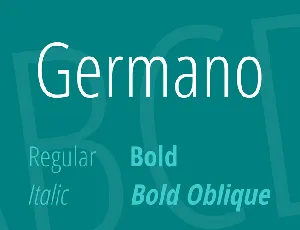 Germano font
