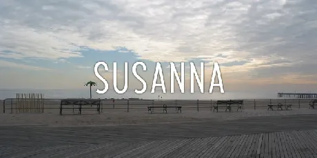 Susanna font