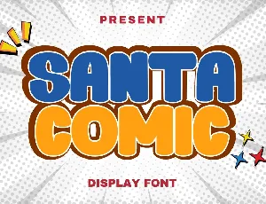 Santa Comic font