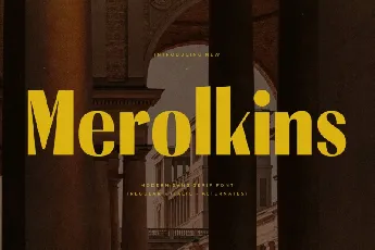 Merolkins font