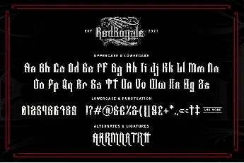 Red Royale font