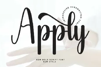 Apply Script font