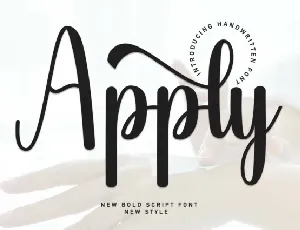 Apply Script font