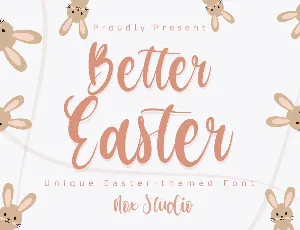 Better Easter font