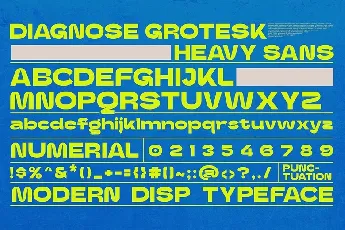 Diagno Grotesk font