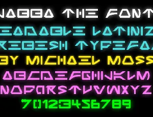 Jabba the Font font