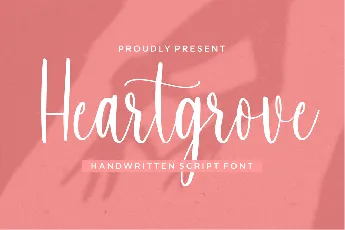 Heartgrove font