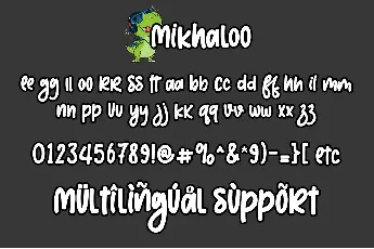 Mikhaloo - Personal use font