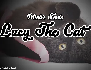 Lucy the Cat font