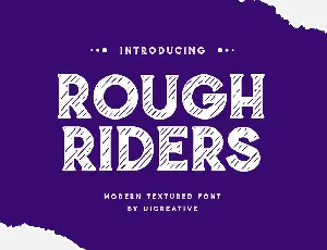 roughriders font