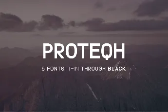 Proteqh font