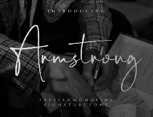 Armstrong font