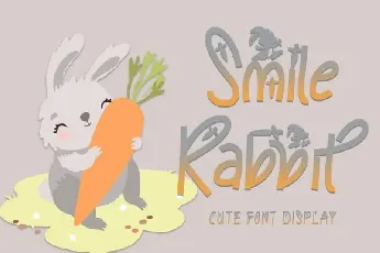 Smile Rabbit Display font