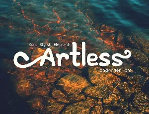 Artless Handwritten font