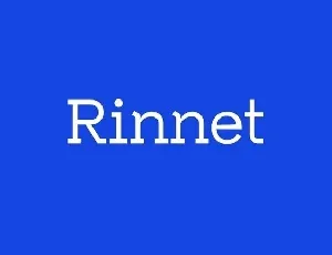 Rinnet Slab Serif font