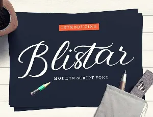 Blistar font